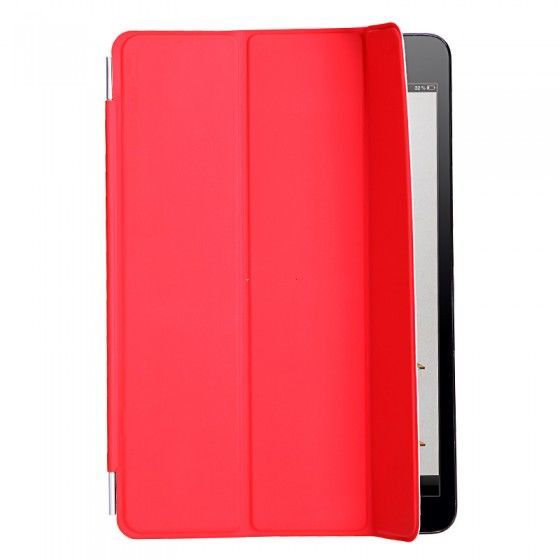 Slim Smart Case Cover Stand PU Leather Magnetic for Apple iPad Mini Sleep/ Wake Red