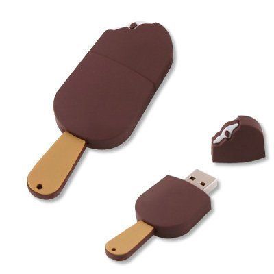 LUD 8GB Novelty Chocolate Ice Cream USB Flash Drive Data Memory Stick