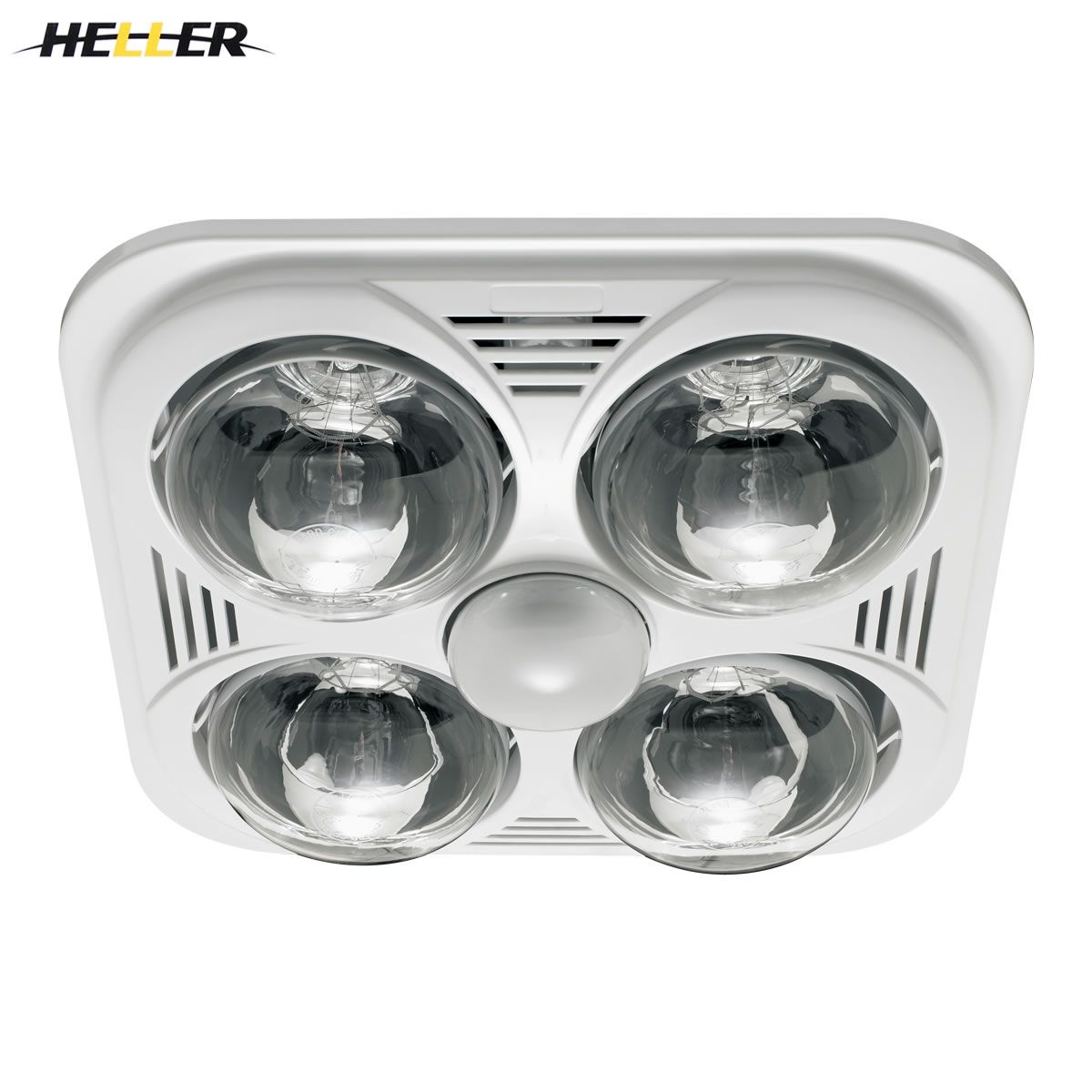 Heller 3in1 Essential Bathroom Light/Heater/Exhaust Fan