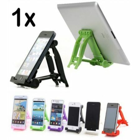 Folding Holder Mount Multi-stand For iPhone 5 iPad 4 3 SAMSUNG P5100 P5110 Tab2 (Colour Random Picked)