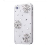 3D Bling Crystal Christmas Snowflake iPhone 5S / 5 Diamond Case Cover