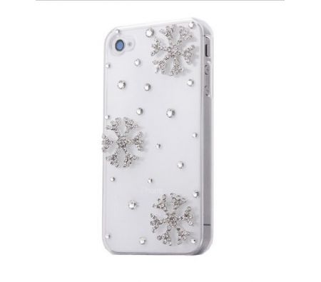 3D Bling Crystal Christmas Snowflake iPhone 5S / 5 Diamond Case Cover