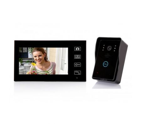 2.4G 7" TFT Wireless Video Door Phone Intercom Doorbell Home Security Camera Monito