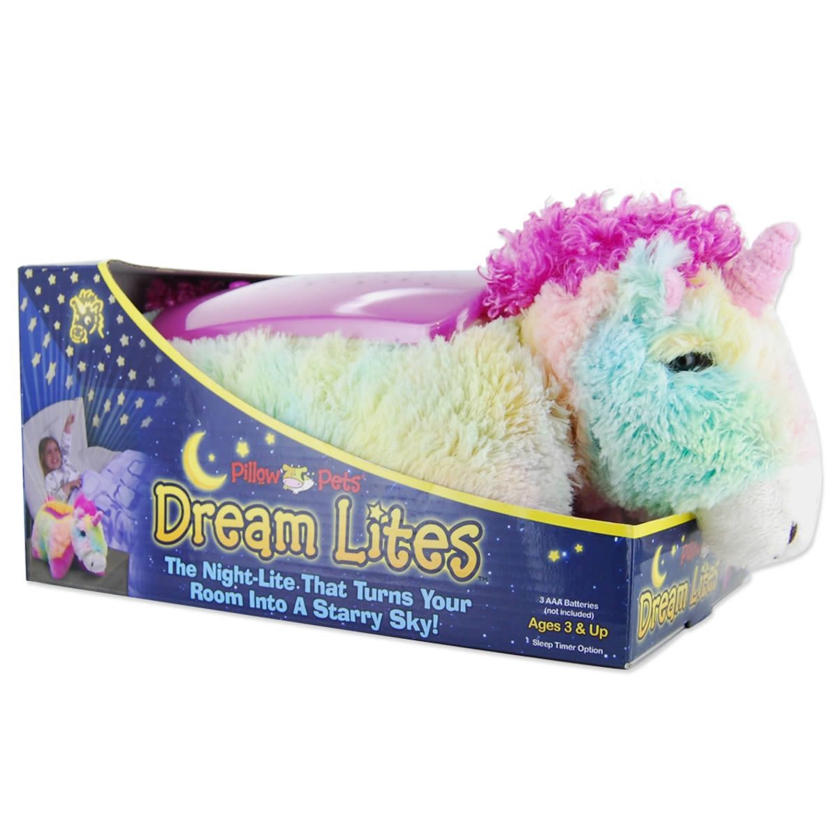 Pillow Pets Rainbow Unicorn Dream Lite Crazy Sales