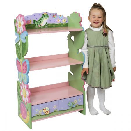 Teamson Magic Garden Bookcase With Drawers Crazy Sales