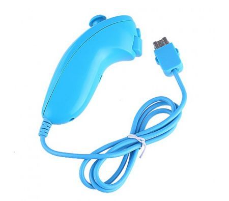 Nunchuk Nunchuck Game Controller for Nintendo Wii Blue