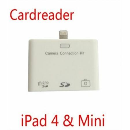 USB TF SD 3 in 1 Camera Connection Kit Card Reader For Apple iPad 4 iPad Mini