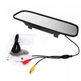 4.3 inch Color TFT LCD Car Rearview Mirror Monitor for DVD Camera VCR