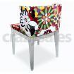 Set of 2 Floral Philippe Stark Replica Mademoiselle Chair