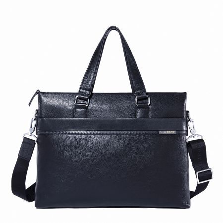 leather bag for men black