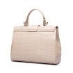 PU Leather Ladies Handbag STARS LOVES - Apricot