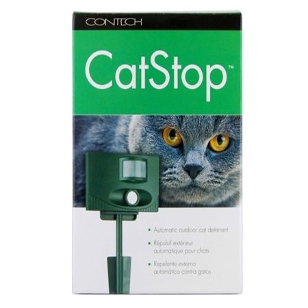 Contech CatStop Ultrasonic Automatic Outdoor Cat Deterrent ...