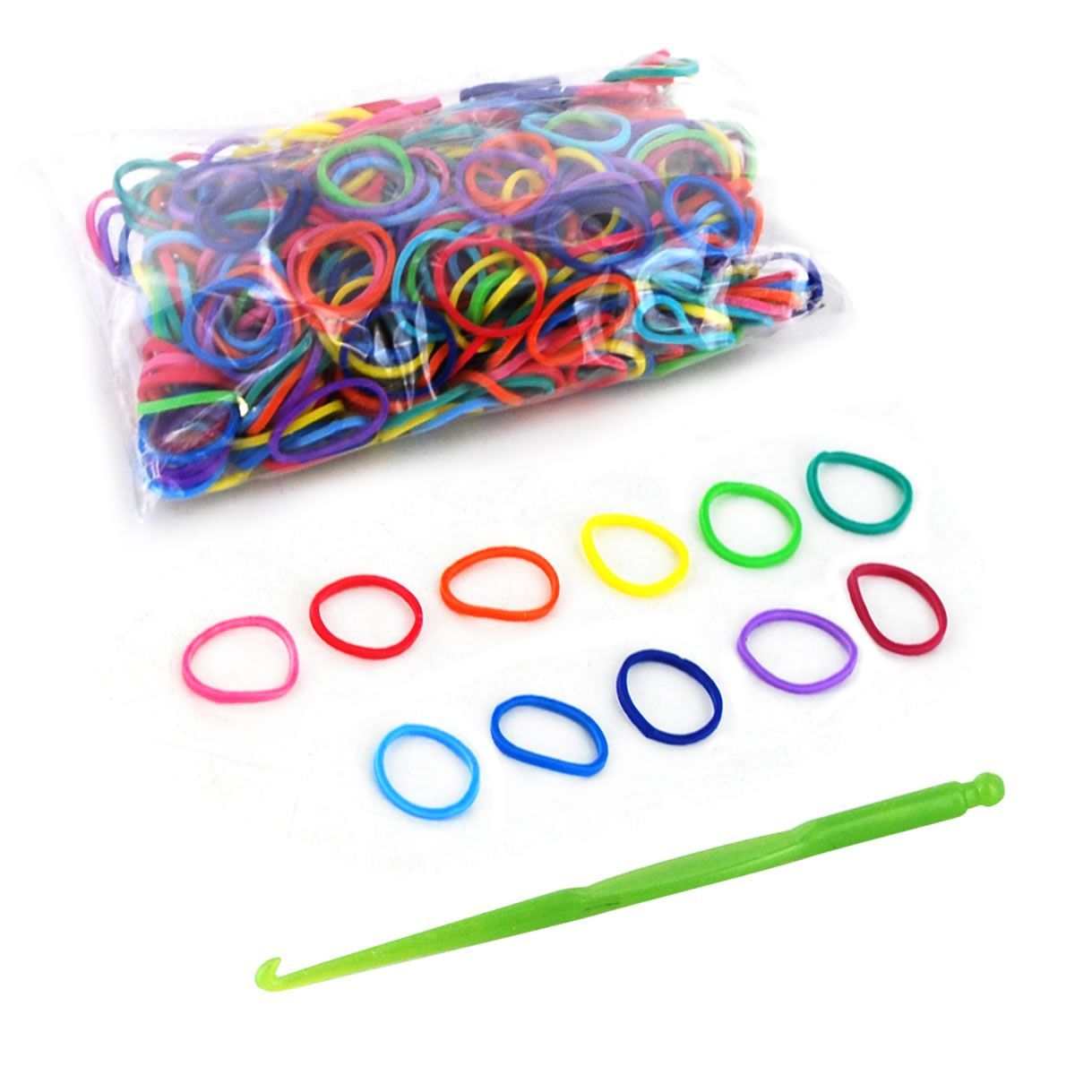 3000 Elastici Loom Colorati + 120 Clip – Kit Accessori Per Braccialetti – 100% Silicone