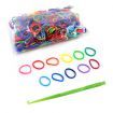 10x Loom Band Kit - DIY Colourful Rainbow Bands 6000 Pcs