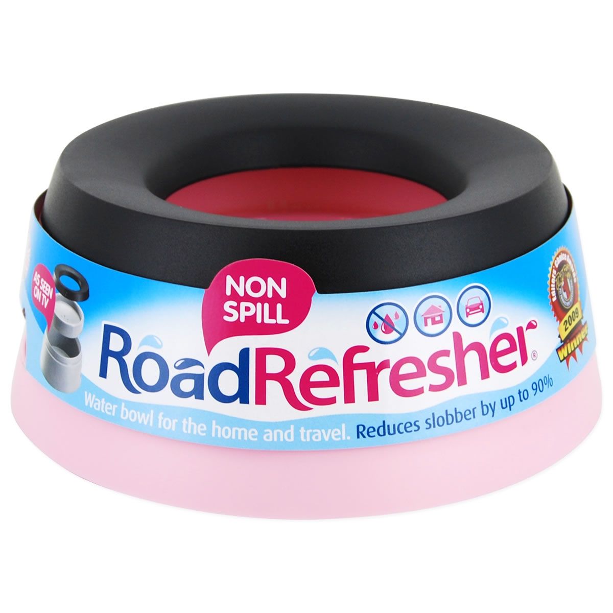 Road Refresher NonSpill Water Bowl Small Pink Crazy Sales