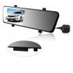 6000A Car Rearview Mirror Camera Recorder DVR Dual Lens 4.3" TFT LCD HD 1920x1080P Rear View Camera 720P with GPS G-sensor