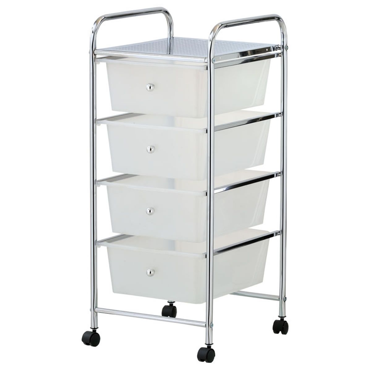 4 Drawer Storage Trolley