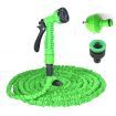 LUD 50FT 15M Green High Quality Expandable & Flexible Compact Garden Lawn Water Pocket Hose w/Spray Nozzle