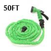 LUD 50FT 15M Green High Quality Expandable & Flexible Compact Garden Lawn Water Pocket Hose w/Spray Nozzle
