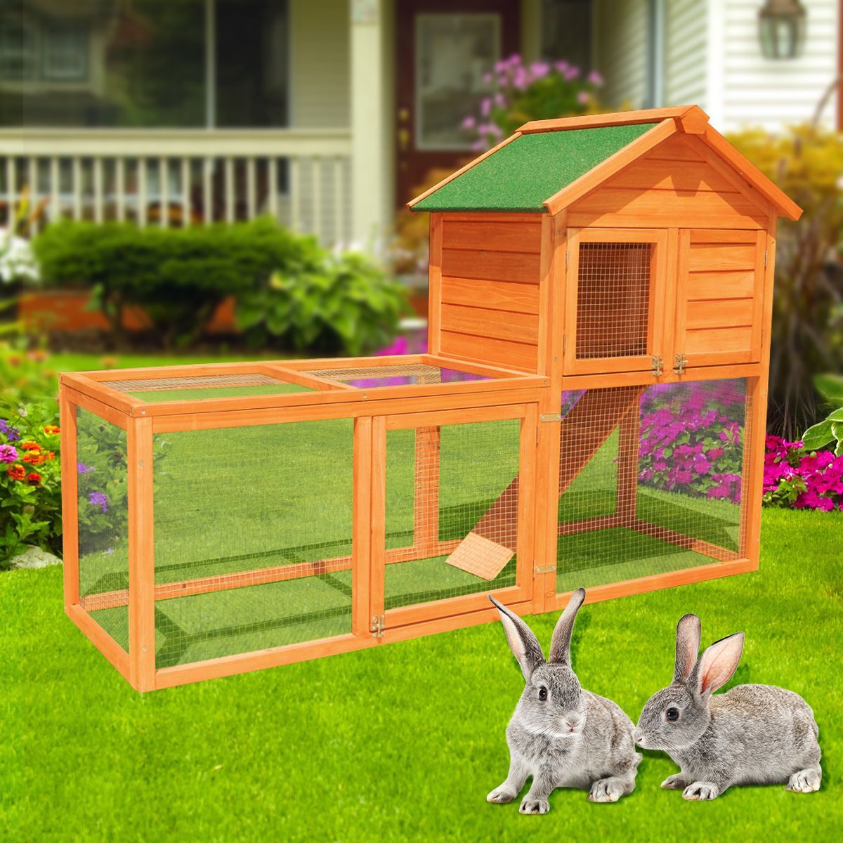 Two Level Rabbit & Guinea Pig Hutch