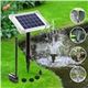 Solar Power Fountain Outdoor Pond Pool Water Pump