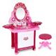 Kids Play Set Make Up Dresser 30 Piece - Pink