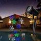 Waterproof Automatically LED Moving Snowflakes Spotlight Lamp Snowflakes LED Projection Christmas Decoration Light