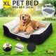 Deluxe Soft Washable Pet Bed Mattress with Blanket & Dog Bone-XLarge