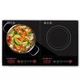 EuroChef 2000W + 1400W Portable Electric Induction Dual Cooktop
