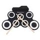 Professional 7 Pad Digital Portable Collapsible Silicone Musical Roll-up Electronic Drum Pad K Set with Stick