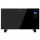 Black Tempered Glass Panel Heater with LCD Display