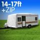 Caravan Cover with Zip 14-17ft