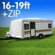Caravan Cover with Zip 16-19ft