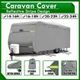 14-16ft 16-18ft 18-20ft 20-22ft 22-24ft Waterproof UV 4 Layer Caravan Cover w/Hitch Cover