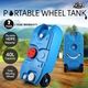 40L Portable Wheel Water Tank Outdoor Camping Caravan Motorhome Storage Container Mobile Blue