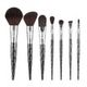 7 Pcs Makeup Brushes Kit Cosmetic Eye Shadow Lip Liner Blending Beauty Set - Black