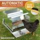 Auto Chicken Feeder Galvanized Automatic Poultry Chook Feeding Treadle Self Opening 9kg