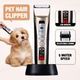 5 Speed Pet Clipper Professional Animal Dog Cat Grooming Hair Trimmer Kit