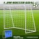 120CM Metal Soccer Goal Portable Football Net Frame Backyard Park Training Set