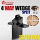 4-Way Cross Cut Log Splitter Wedge 12T-15T