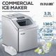 Maxkon 3.2L Portable Ice Cube Maker Machine Home Commercial Fast Benchtop Freezer