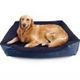Deluxe Soft Washable Dog Cat Pet Warm Basket Bed XXL - Blue