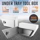 New Pair of Under Steel Tray Tool Boxes Truck Bed Box Underbody Toolbox Organizers - White