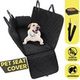 Dog Car Seat Cover Booster Travel Carrier Basket Protector Mat Hammock Nonslip Pad Black