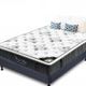 King Mattress Bed Euro Top 9 Zone Pocket Spring Latex Foam 34cm Chiro Endorsed