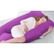 Maternity Pillow Pregnancy Nursing Sleeping Body Support - Plum