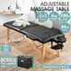 Adjustable 80cm Full Body Massage Bed Beauty Treatment Bed w/ Carrying Bag