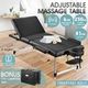 80cm Aluminium Massage Table Bed Therapy Equipment-Black