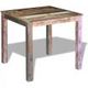 Dining Table Solid Reclaimed Wood 80x82x76 cm