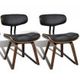 Dining Chairs 2 pcs with Backrest Artificial Leather